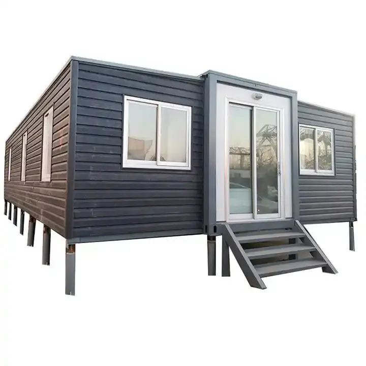 New Zealand Standard Fold Container House prices Prefab Building homes store 30ft Expandable Container House with swimming pool