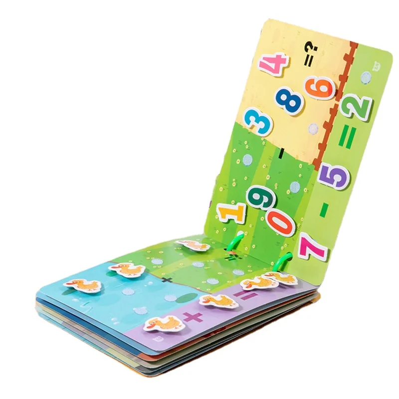 True Supplier 2 - 5 Years Reusable Hook & Loop & Ring Toddlers Sticker Toys Quiet Book for Children Learning Skills Activity