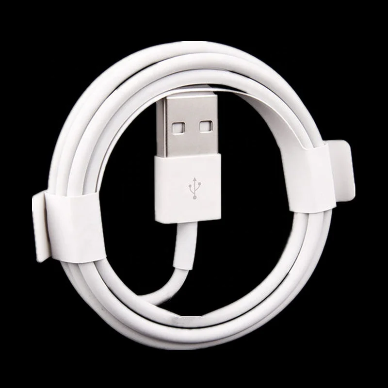  8-контактный Usb-кабель для IPhone 7 8 X XR 11 белый 1 м 3 фута USB-кабели синхронизации данных и зарядки провод фольгированный