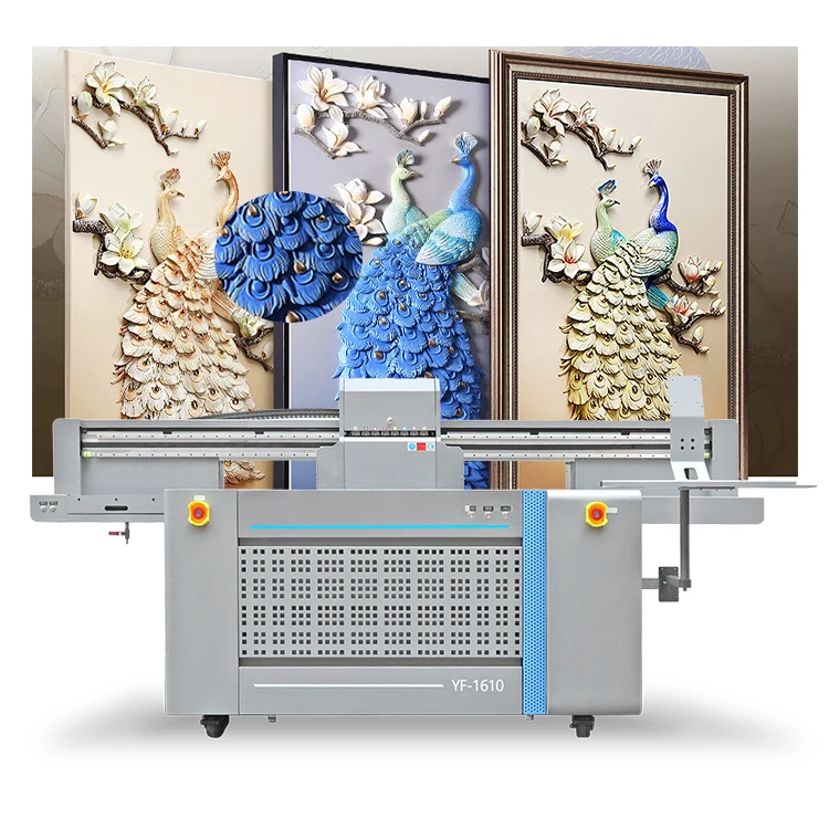 1610 светодиодный уф планшетный принтер струйный промышленный 3D планшетный принтер струйный принтер