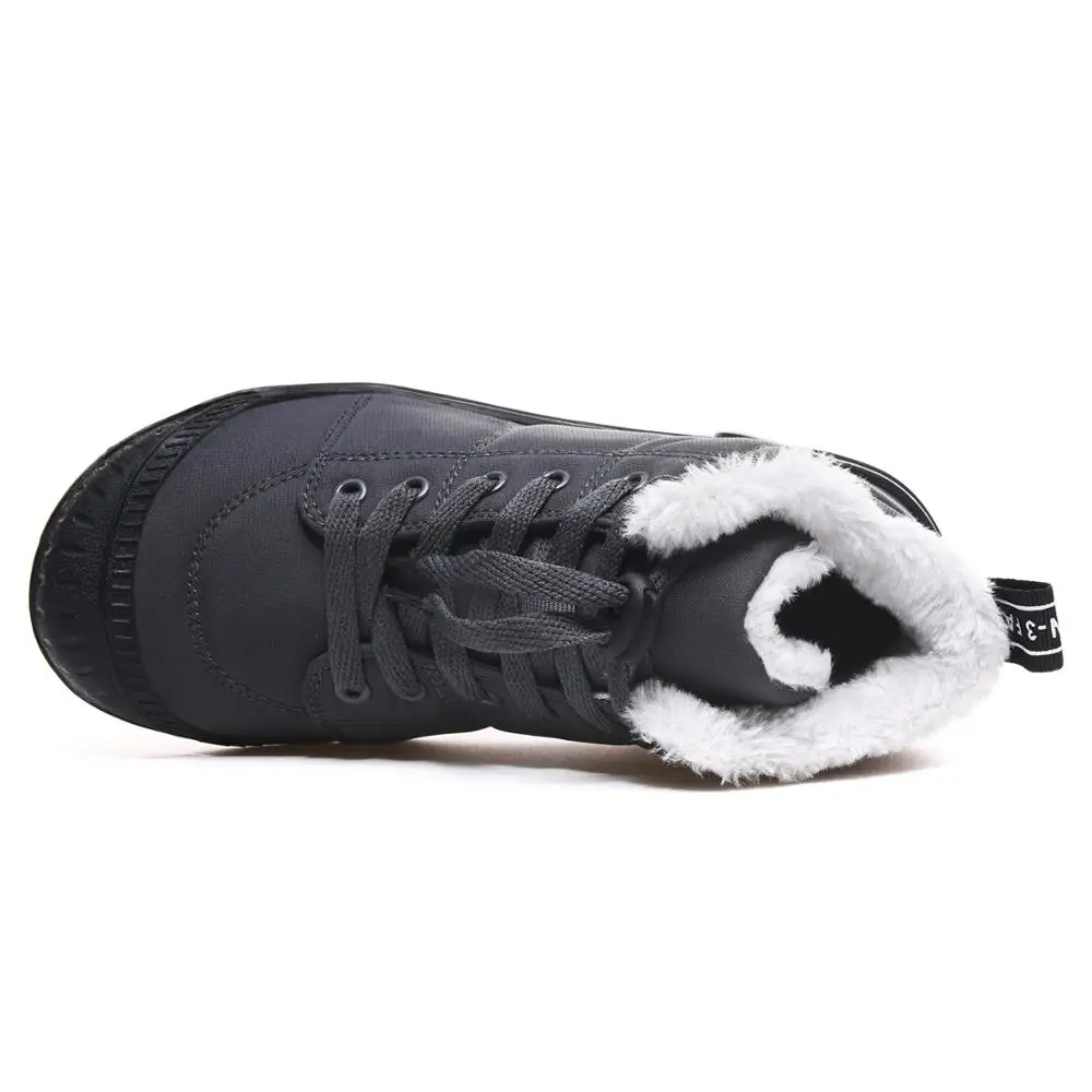 
Kids Boys Girls Winter Leather Kids Boots for Women Wholesale Non-slip Cold Resist Pink High Top Cotton Shoes Ankle Flat with Pu 