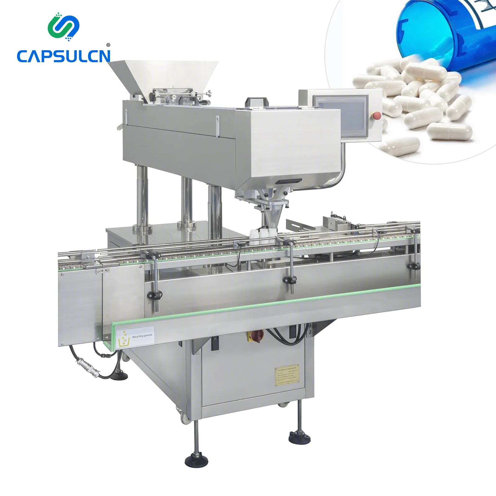 PBDS-8 Automatic Capsules Counting And Filling Machine