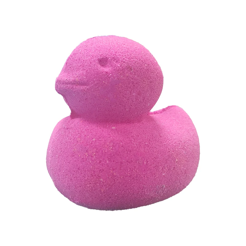 Hot Selling color bubble bath tablets gift set for Kids organic fizzy with Toys Citric Acid duck bath bomb boxes set