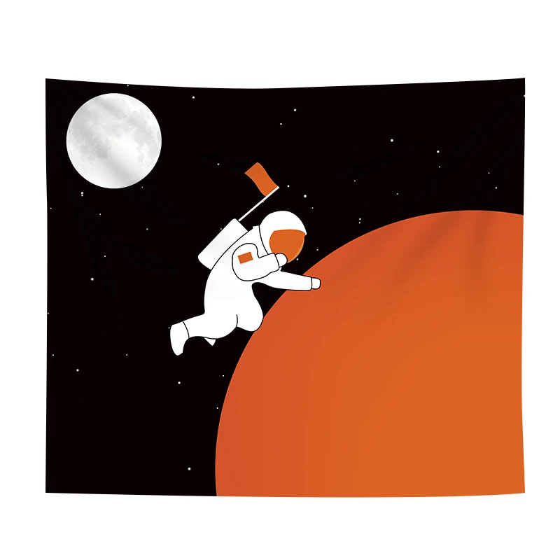 Mountain Forest Tree Sunset Nature Landscape Tapestry Wall Hanging For Room Bedroom Live Background Cloth Tapestry