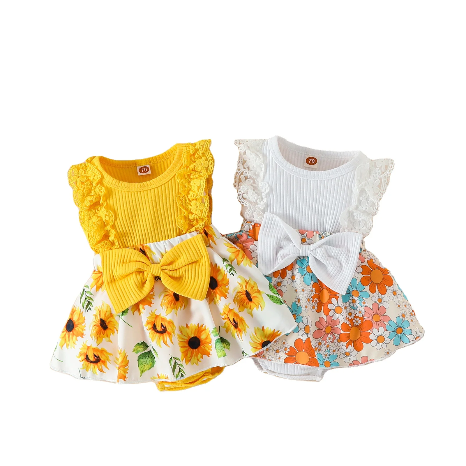 wholesale good price baby romper with headband cotton clothing sets for 0-36 month