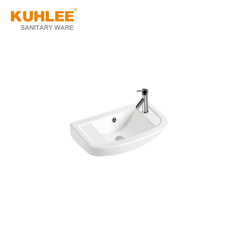 
Chaozhou Manufacturer Hot Sales Ceramic Wall-hung Basin Wash Wash Hand Sink 7822-7833 