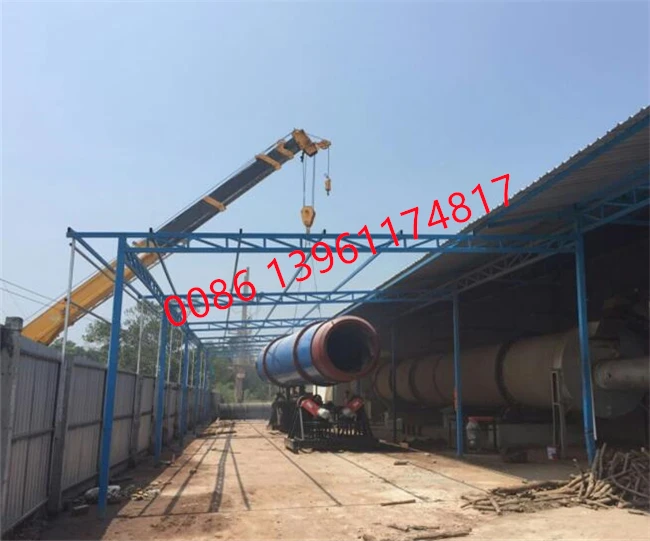 CE new WDM wood pellet drum dryer, 2-6t/h drying machine/rotary dryer, complete drying equipment line
