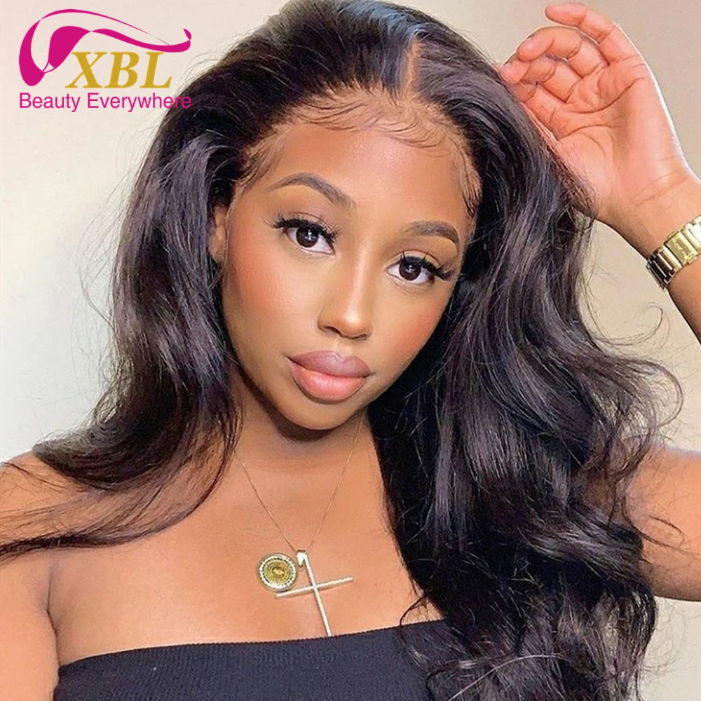 XBL raw virgin human hair wigs, 360 full lace around lace frontal closure wig, Brazilian hair wigs for black women 360 lace