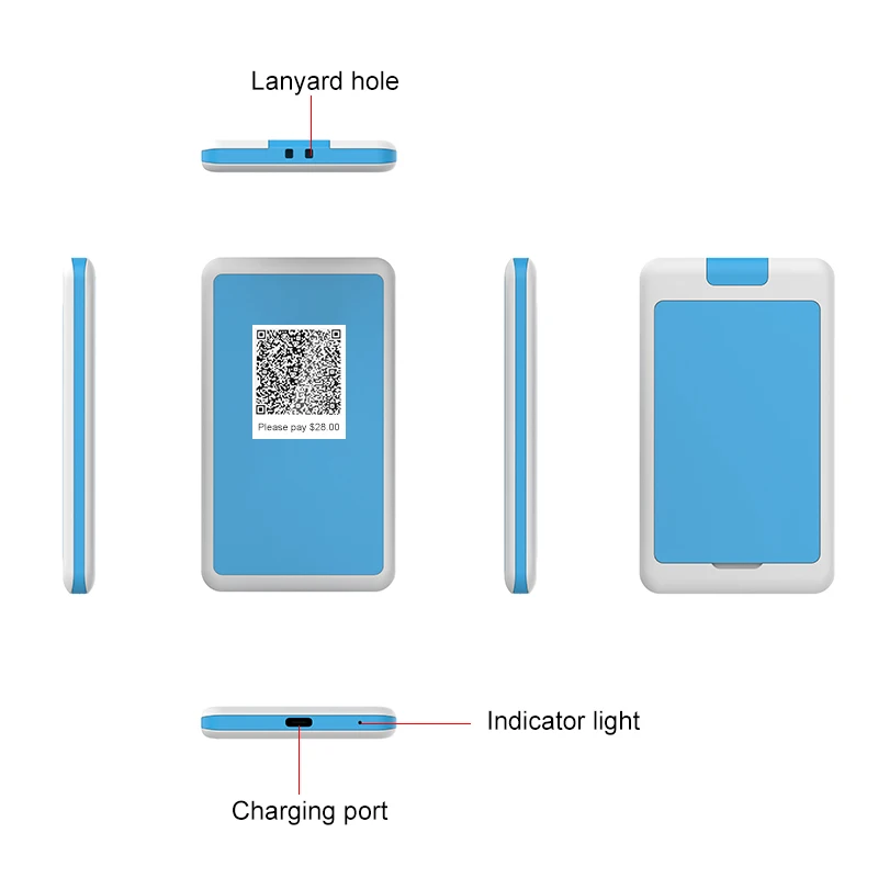RINLINK F91 2.4-inch QR Code Display Stand Support SDK Self-development Customization