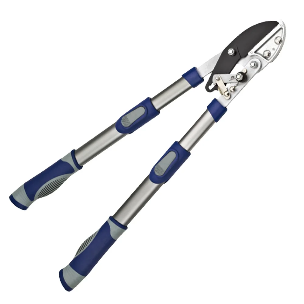 factory wholesale  gardeners tools Oval aluminum tube handles titanium Telescopic Heavy duty Lopper