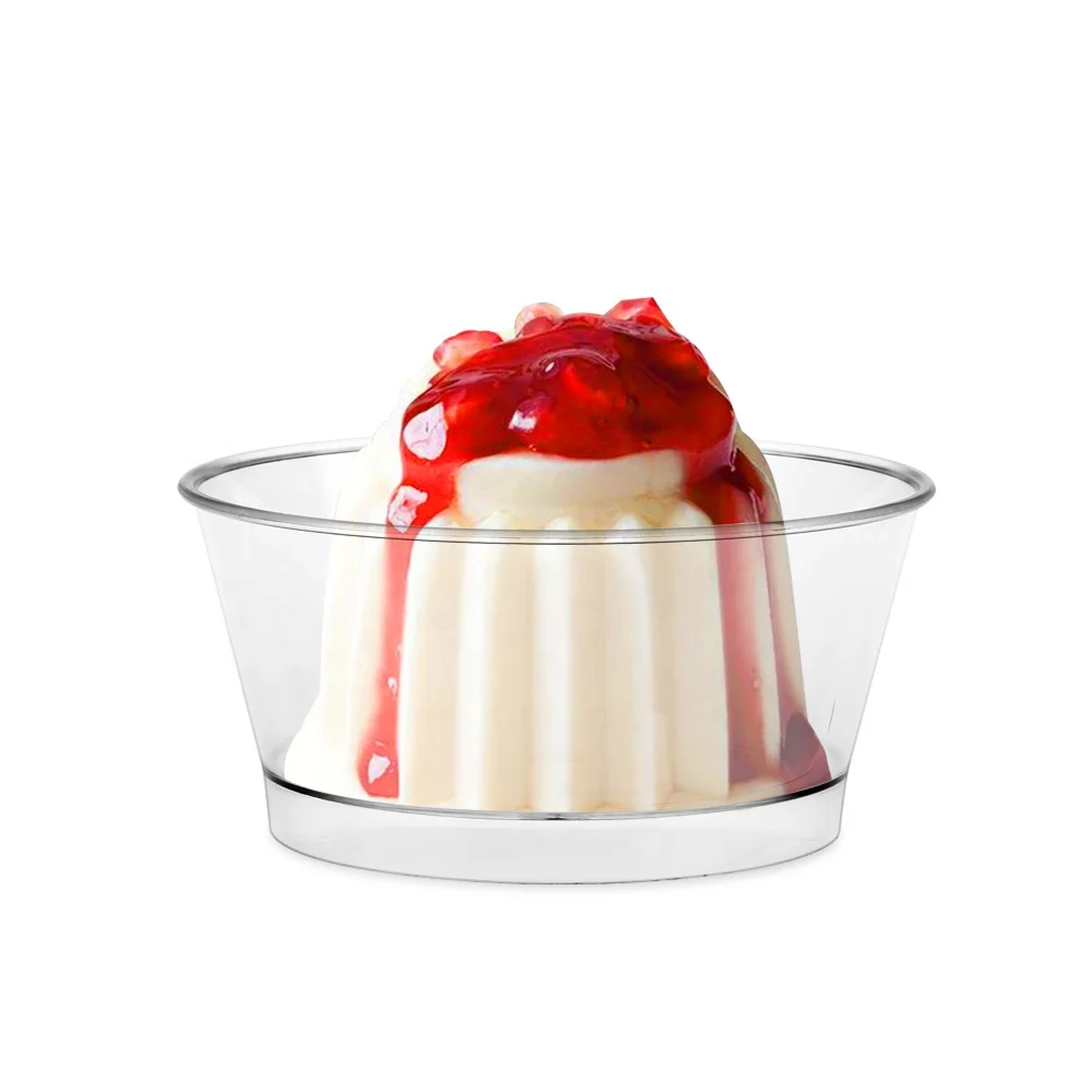 150ml clear plastic yogurt cups ice cream smoothie sundae cups