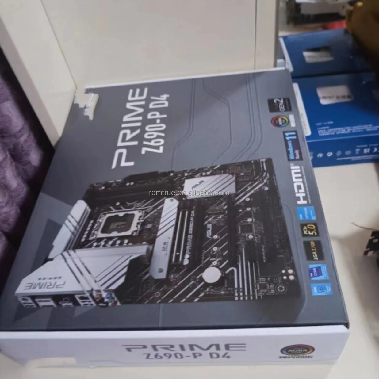 Z690-P DDR4 Motherboard LGA 1700 Support 5 GPUs Motherboard Z390 Z490 B250 H61 TB250 Mainboard