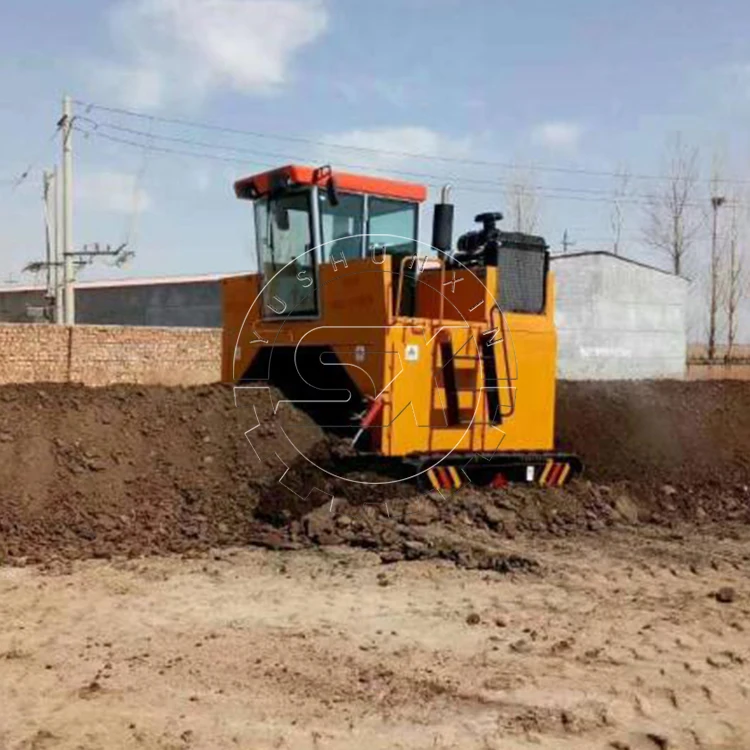 Widely Used Agriculture Pig Manure Crawler Compost Turning Machine for Sale