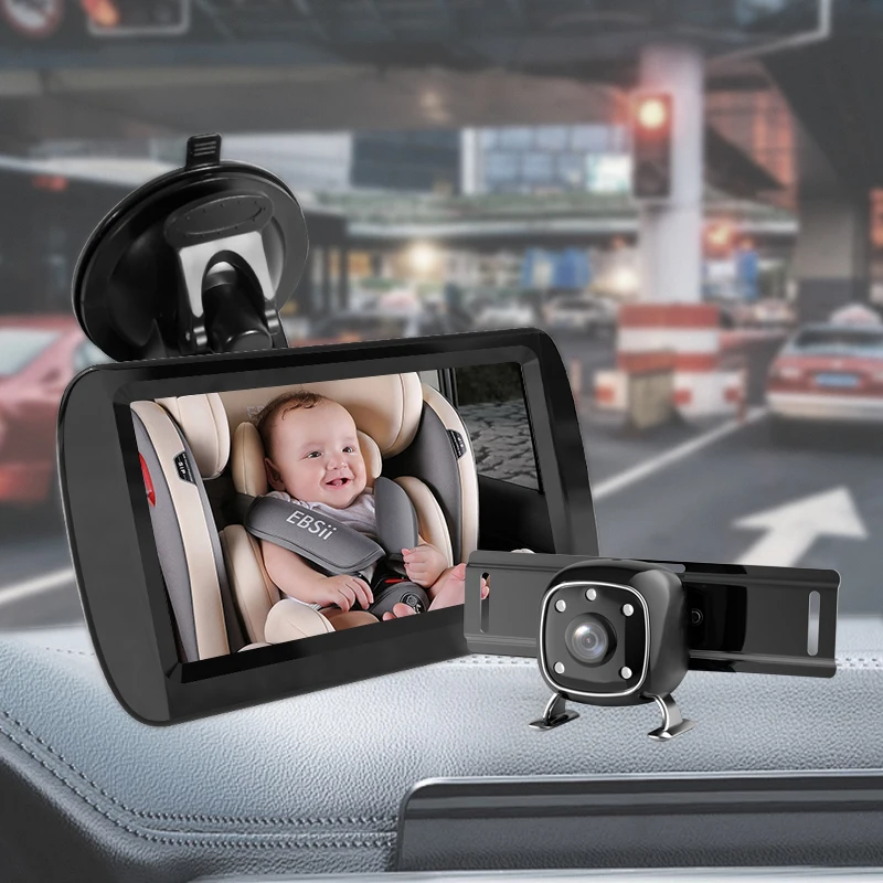 New HD IR Night Vision In Car Back Seat Child Baby Toddlers Safety Monitor 4.3 inch Baby Camera
