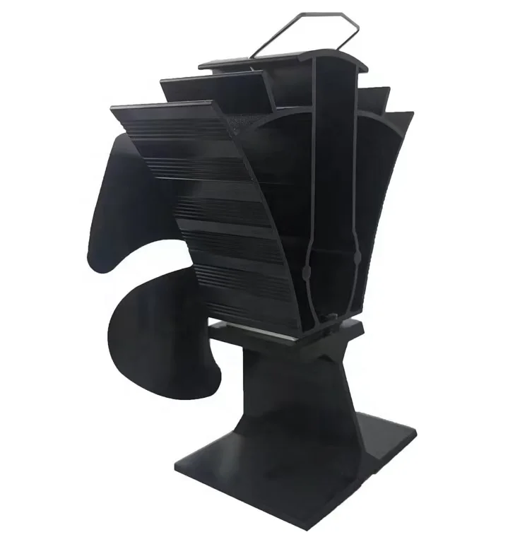 4 Blade No Battery Chimney Fan Burning Stove Fa Heat Powered Wood Stove Fan