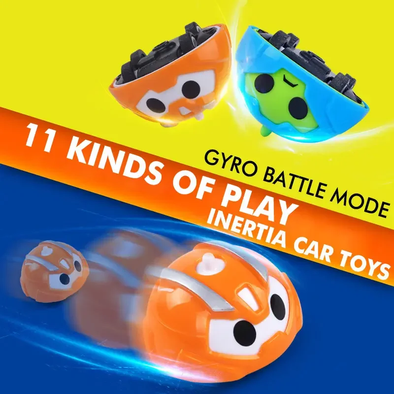 Christmas present wind up toy Stunt Rotate gyro Battle top robot kit Spinning Top sets kid novelty xmas toy gift