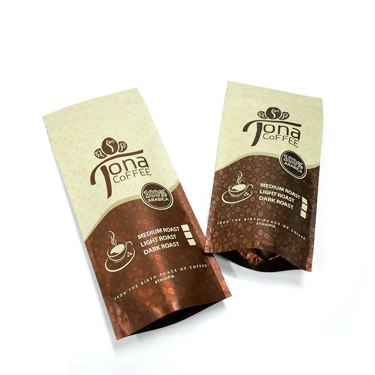 Custom Design Printed Wholesale Plant Melon Flower Packets Seeds Stand up Coffee Beans Mylar Packaging Paper Bags with Zipper