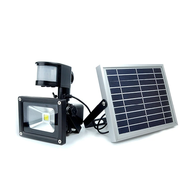 Factory wholesale IP65 motion sensor led flood light 10W 20W 30W 50W outdoor motion sensor solar flood light