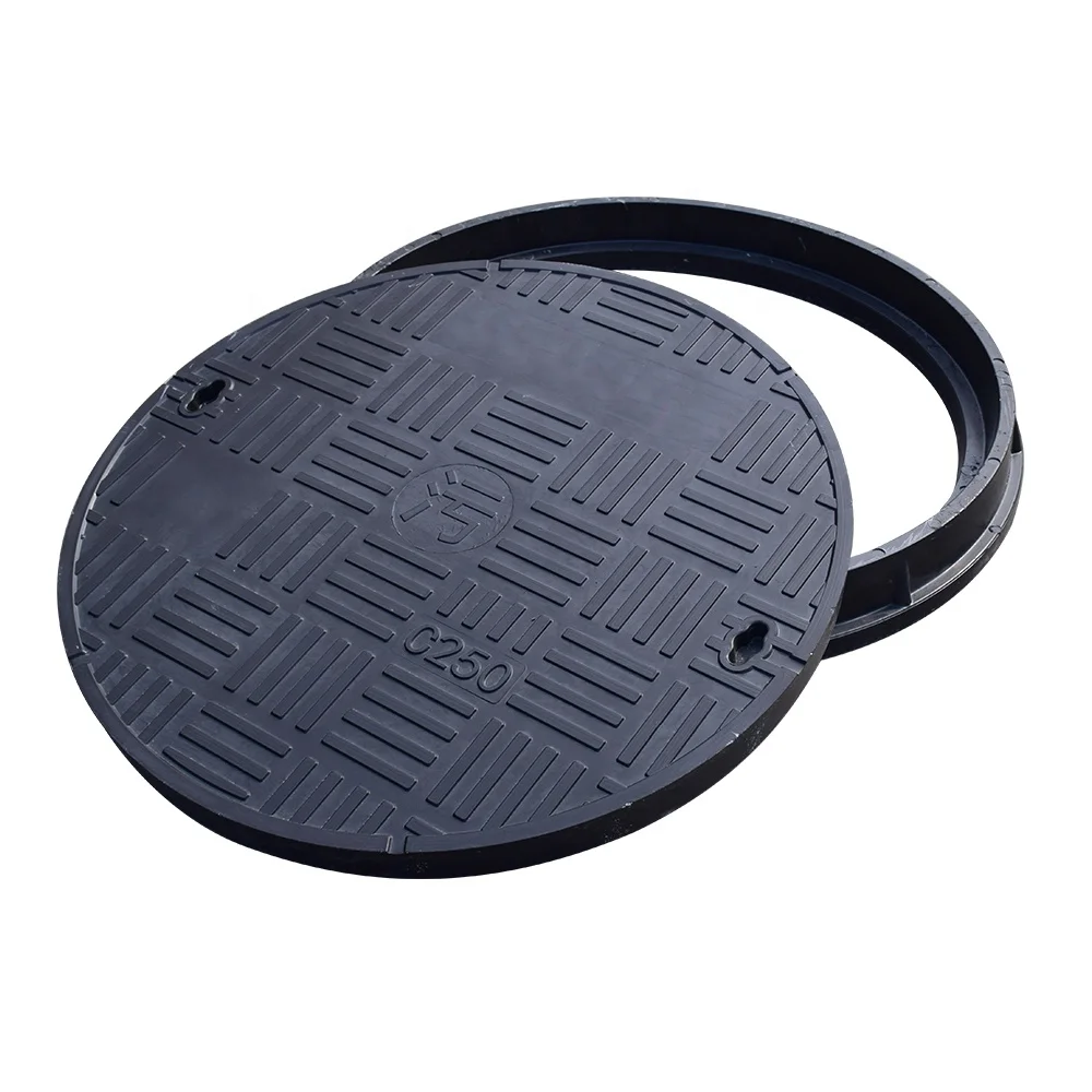 Factory Sale high quality Any surface design or logo are fully supported composite Customized Size manhole cover