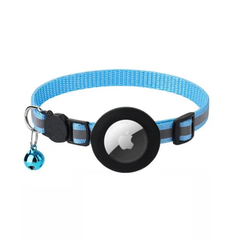 Hyra Reflective Nylon Pet Dog collar & cat Neck cat collar With Tracker Reflective cat collar With Bell