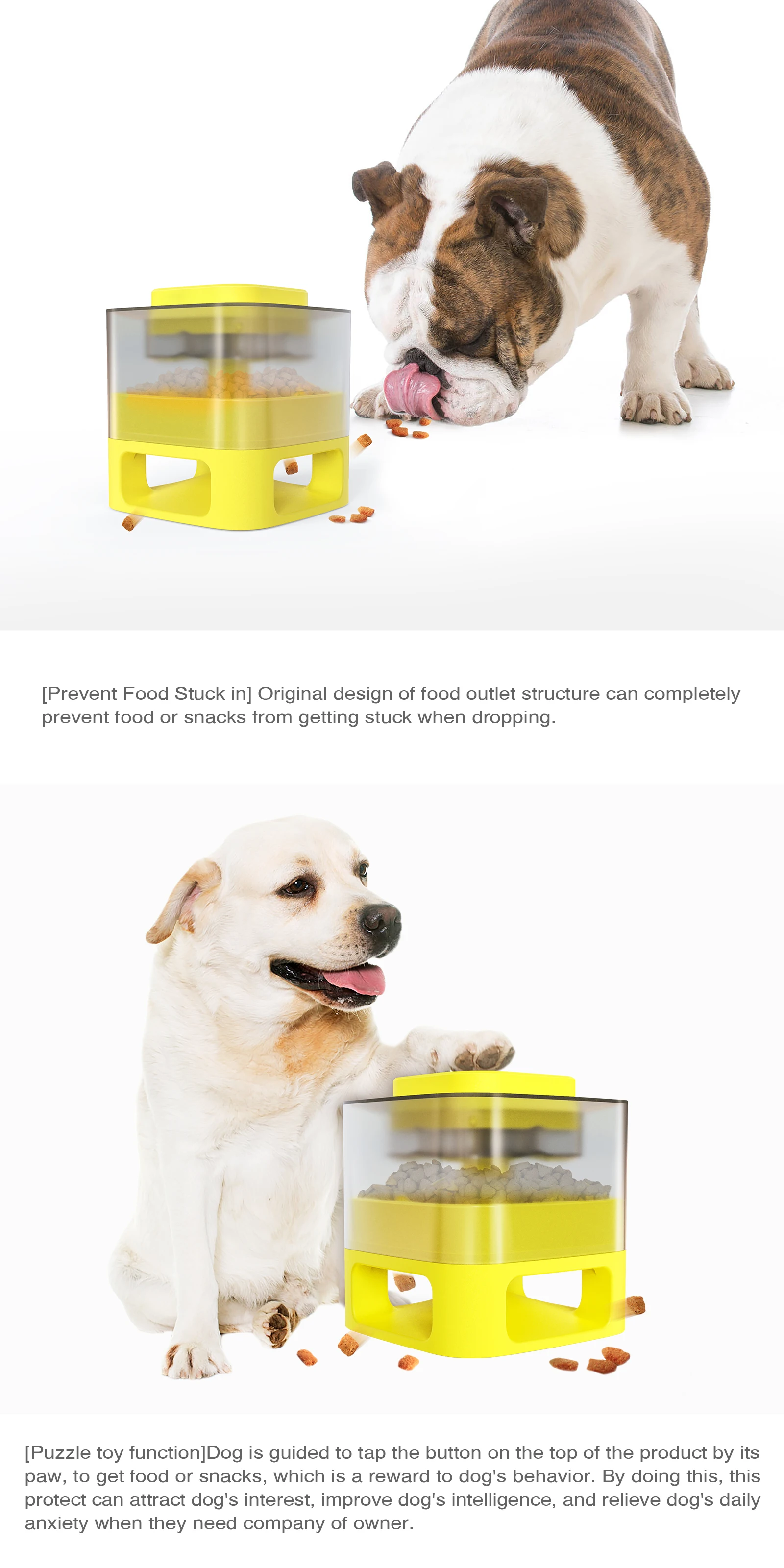  Interesting multi-functional pet feeding food leaky interactive dog