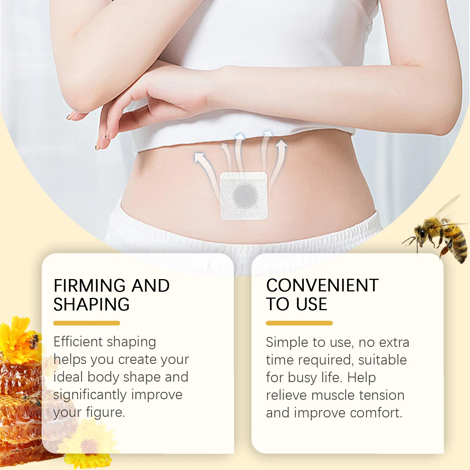 bee venom slimming patch slim patches belly fat burn body care patch health care supplies