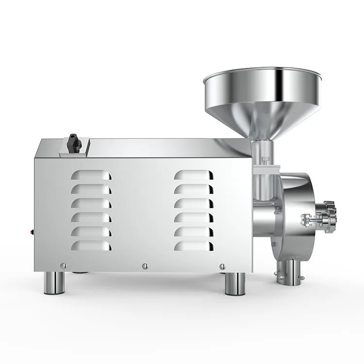 Commercial Electric Four Mill Dry Food Wheat Corn Grain Flour Milling Machine Corn Power Grinding 3500W