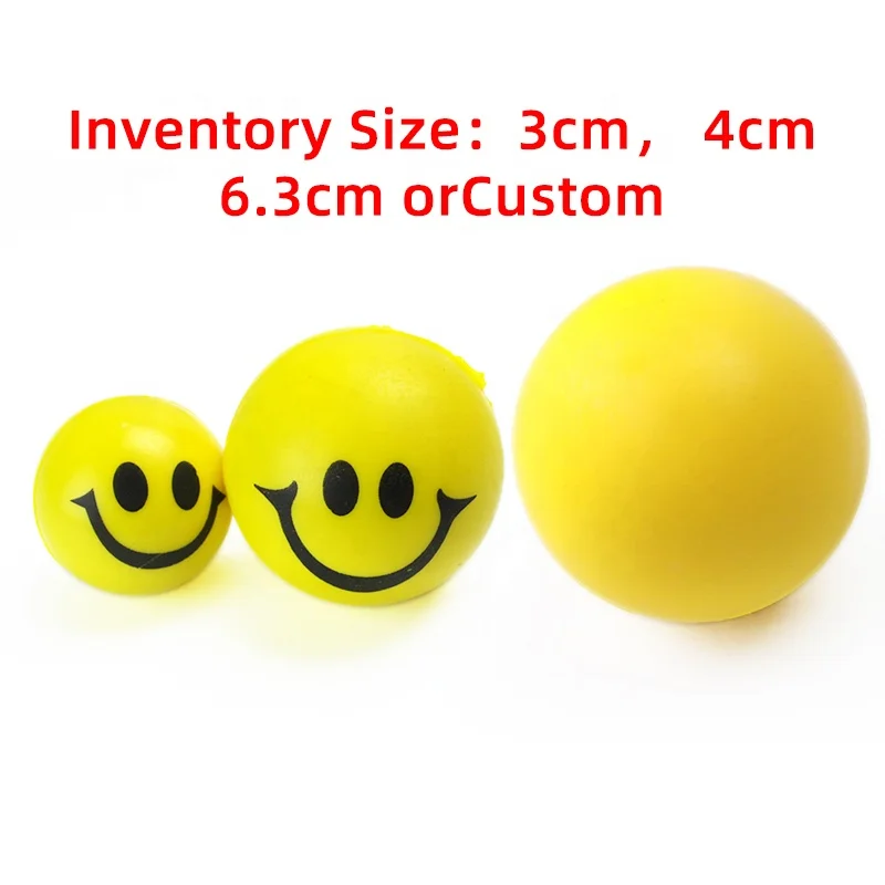 Улыбающийся шар из полиуретановой пены