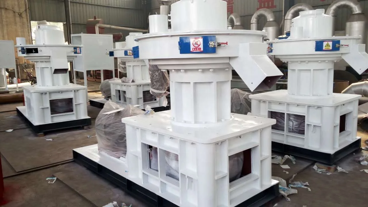 High Capacity Biomass Pellet Machine Wood Pellet Production Equipment High Pressure Biomass Pellet Extruder