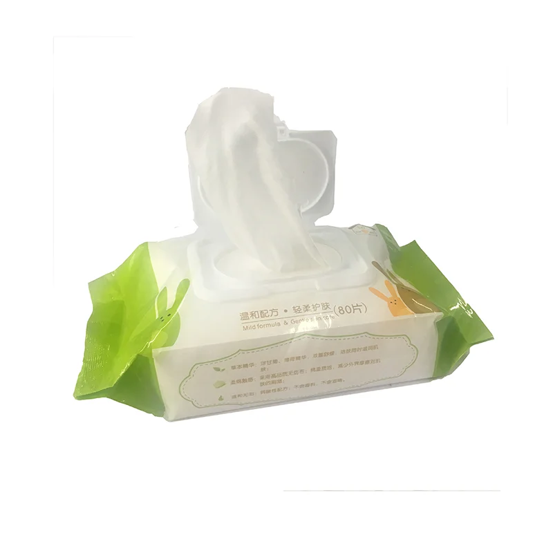 Экологичные удобные влажные салфетки для новорожденных мягкие на ощупь Нетканые детские spunlace по заводской цене