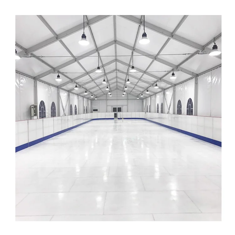 Ecological Simulation Artificial Synthetic Ice Skating Rink Christmas Uhmwpe Plastic Ice Skating Rink Floor