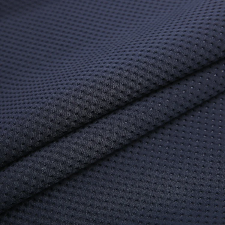 knit 36F Ultrasonic custom mesh embossed sandwich scuba fabric for Home Textile Garment