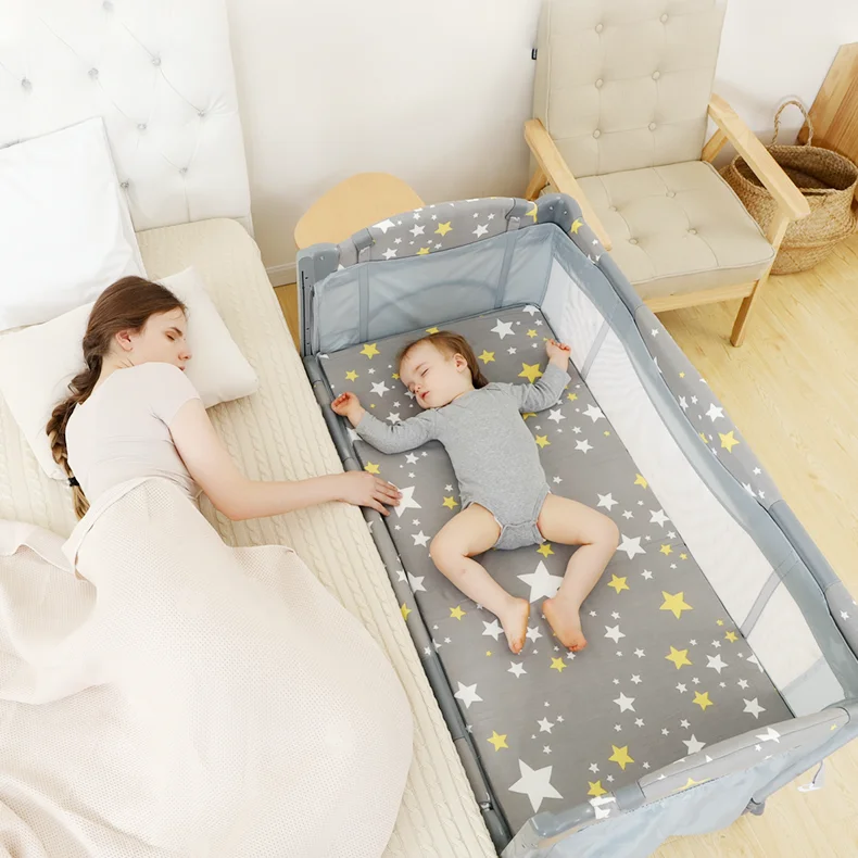 2021 Cheap Multifunctional Baby Bumper Bedside Crib Bads Infant Mobile For Baby Bed Room Safety