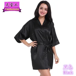 Satin Bridal Robe Bridesmaid Robe Wedding Robe Support Customization
