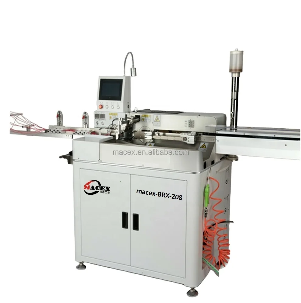 Macex-fully automatic wire terminal crimping flat cable cutting stripping tinning machine