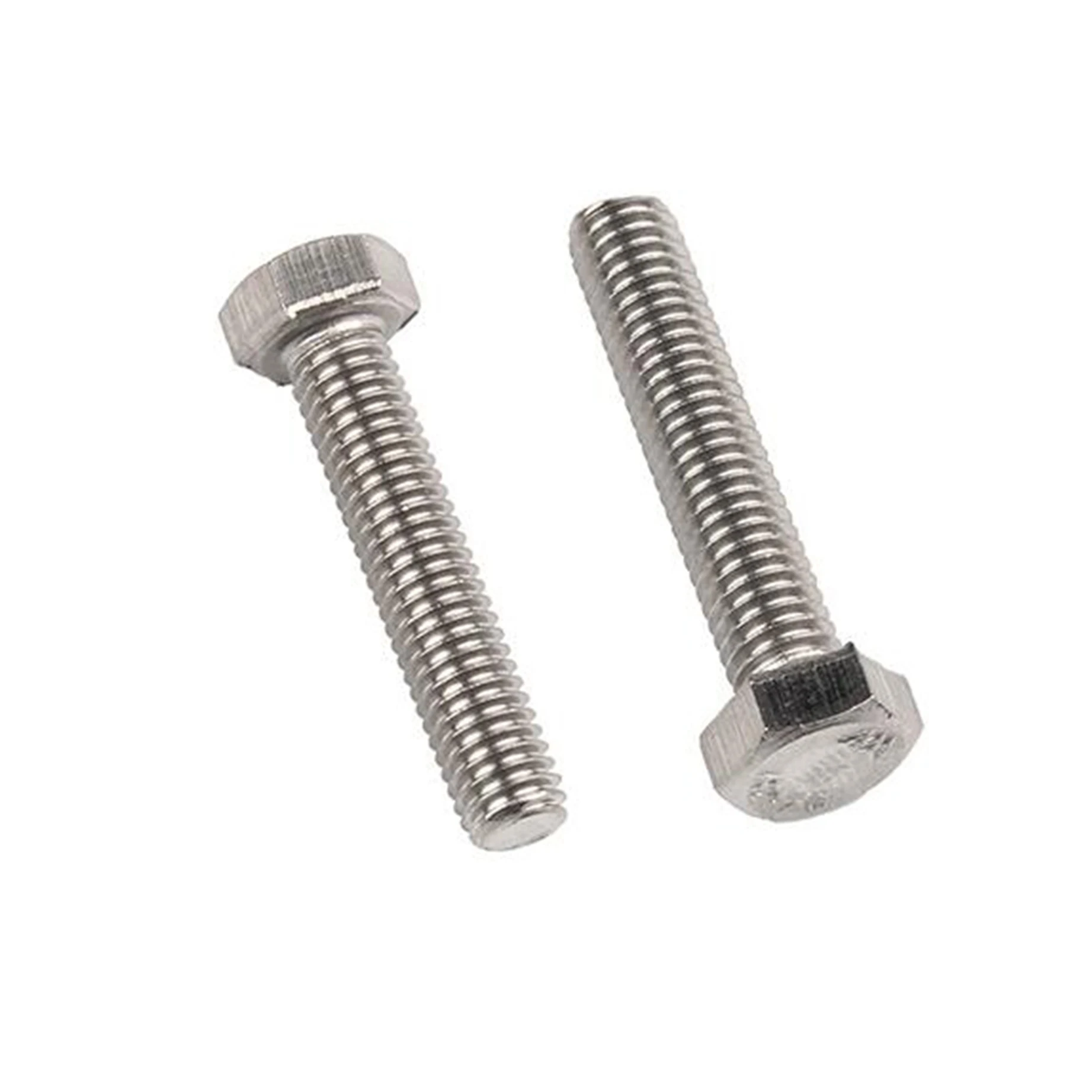 Hex Bolt Screw Factory Price Customized Wholesale m6 m8 m10 m12 m16 m18 m20 SS304 SS316 stainless steel DIN933