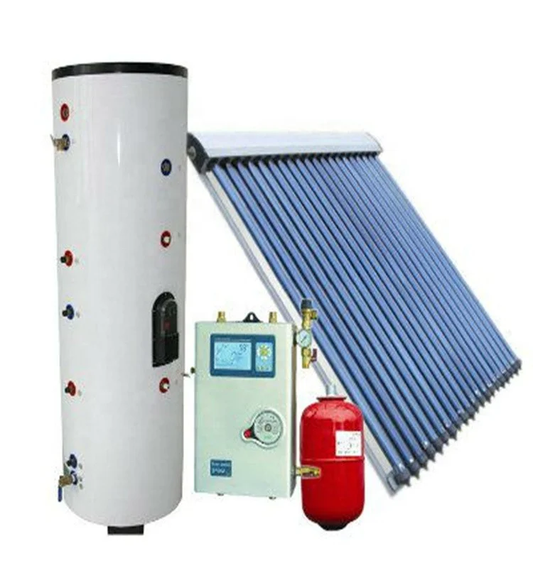 300L  friendly pressure split solar water heater system with heat pipe vacuum glass in rooftop