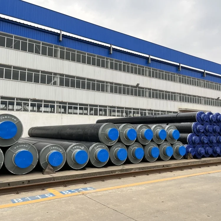 glass wool insulation wrapped steel sleeve jacket steam steel pipe for high temperature heat resistant