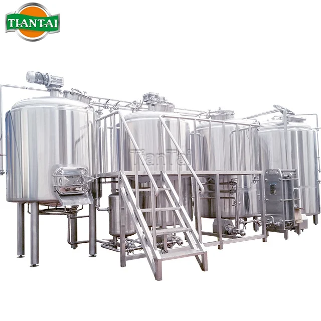 3500L 30bbl Tiantai fermenting processing craft beer turnkey project production line 30bbl brewery equipment