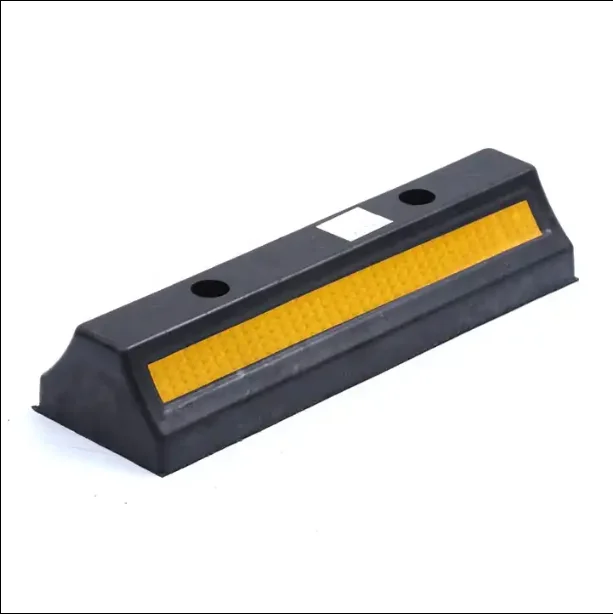 Rubber Car Wheel Stopper Truck Barrier Parking Protectors Roadway Product for Wheel STOPping Cars & Trucks