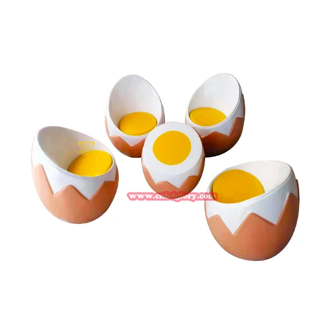 Outdoor street Park plaza landscape Decoration design art Sculpture Fiberglass cartoon Frog statue garden art Chair