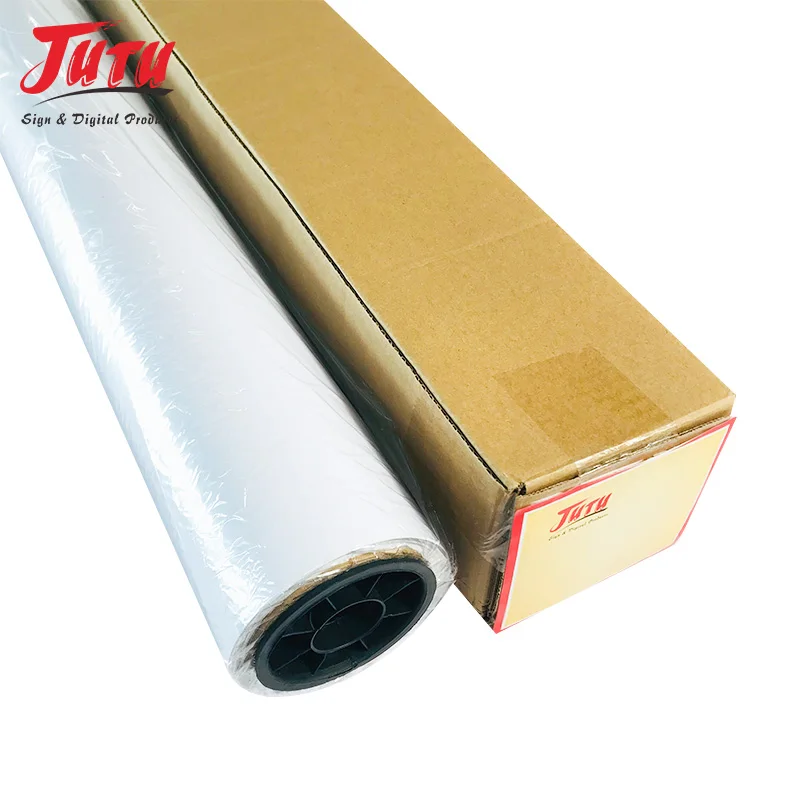 White Printable Self Adhesive PVC Vinyl for Car Sticker Eco-solvent ink