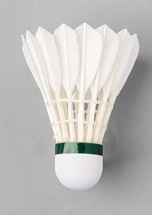 
12 duck feather four resistant training game ball badminton shuttles 