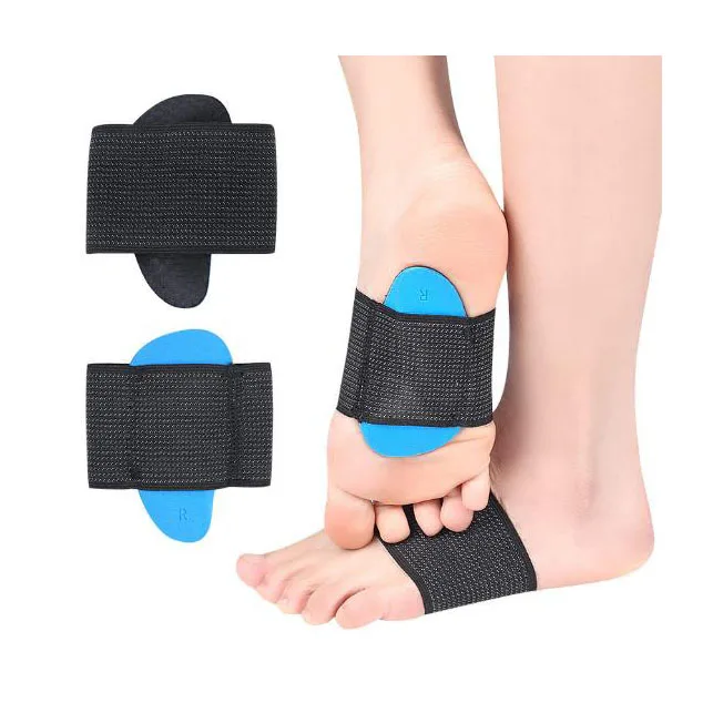 F0258 Ho New Men Women EVA Sports Palm Foot Flat Arch Support Half Pad Inside Outside Orthopedic Shock Absorption Sleeve Insole