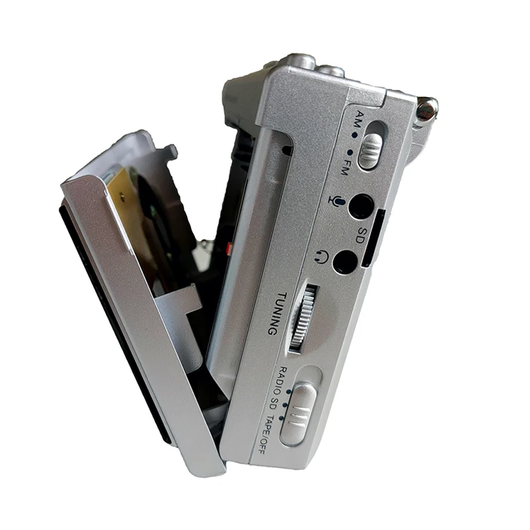 90-day multifunctional Portable pocket cassette tape player am fm radio TF Card Built-in Mono Speaker Walkman cassette recorders