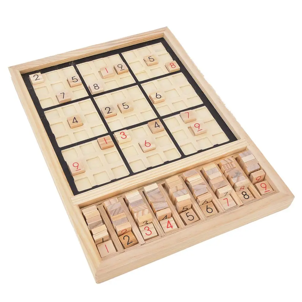 WANHUA деревянные настольные игры sudoku набор математических игр Логические игрушки волшебные дети Монтессори Математические Игрушки для малышей Обучающие