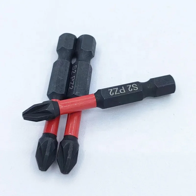 Hexagonal handle S2-PH2 screwdriver bit with high torque and strong magnetic impact resistance