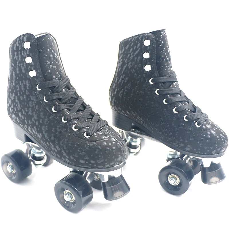 Cheap Quad Adult Roller Skating Shoes Sliding Free Skate in Skating Rink