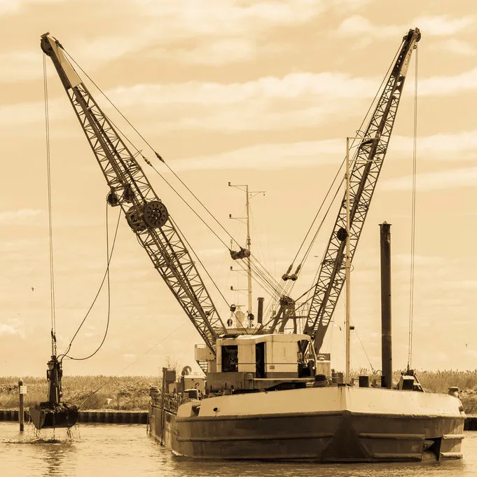 Crane Pontoons Type Ferry Barge floating Platform Modular Containers barge factory supply