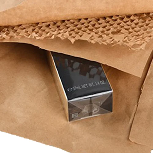 100% Recyclable Kraft Paper Mailing Bags Self Sealing Cushion Shipping Mailers Custom Print Brown Honeycomb Paper Envelopes